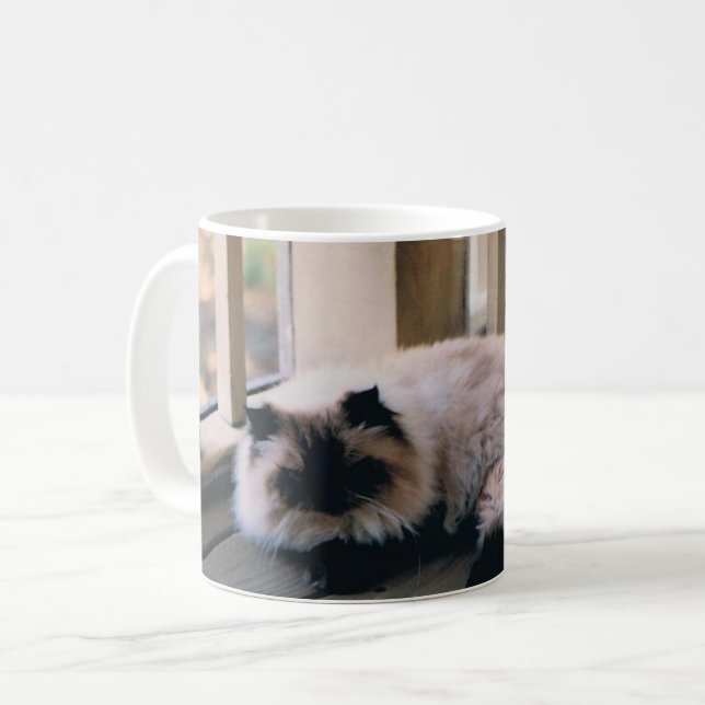 Mug with Photo of a Himalayan Cat (Front Left)