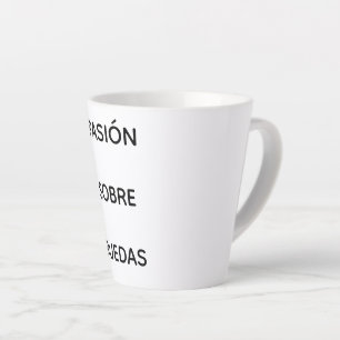 Mug with phrase from the world of motor