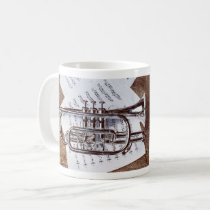 Mug with picture of a cornet