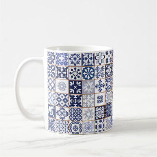 Mug with Portugese Tiles Pattern - Azulejos