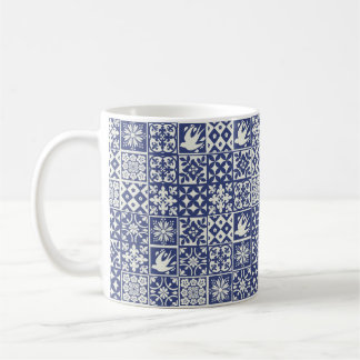 Mug with Portugese Tiles Pattern - Azulejos