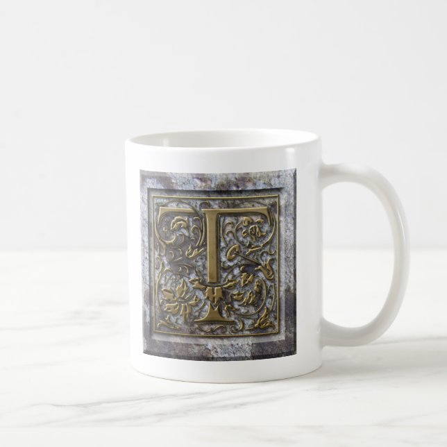 Mug with the initial “T" (Right)