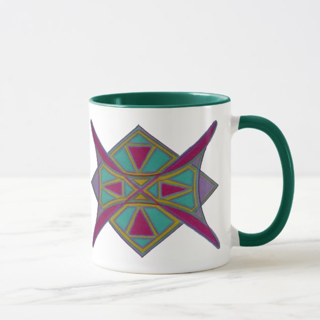 mug with tribal image (Right)