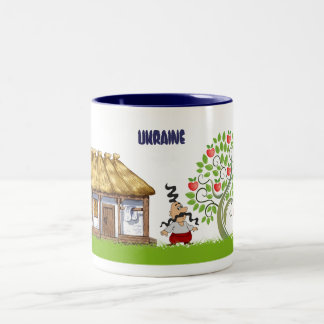 Mug with Ukrainian cossacks