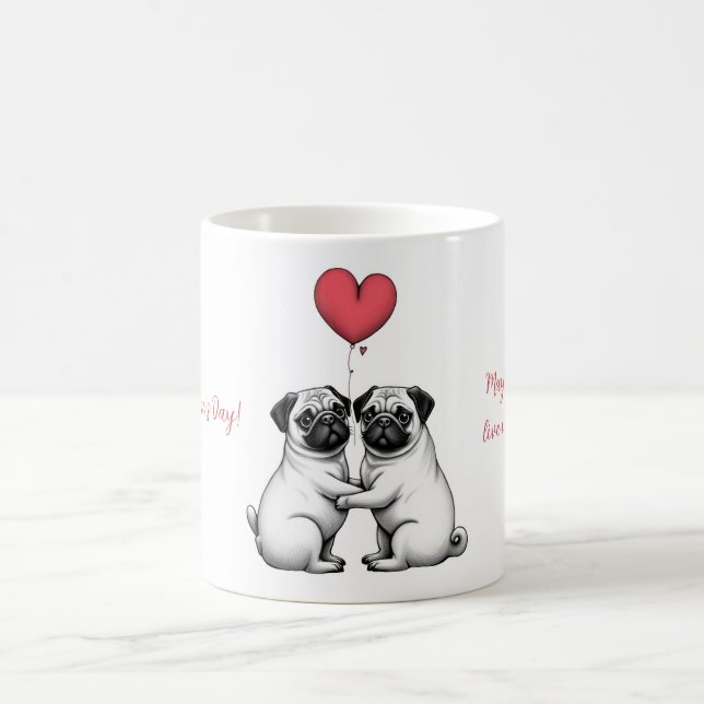 Mug with Valentine's Day design (Center)