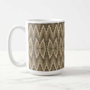 Mug - Woven pattern in Grey-Green