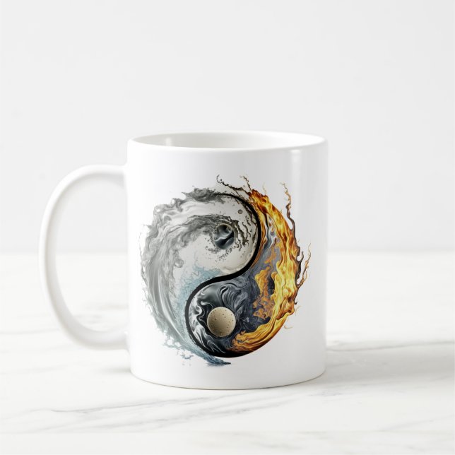 Mug Yin & Yang Zen Yoga (Left)