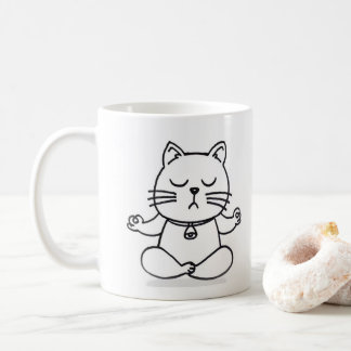 Mug yoga cat