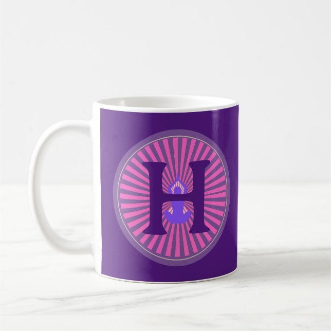 Mug - Yoga Zen - Personalised - Add Initial (Left)