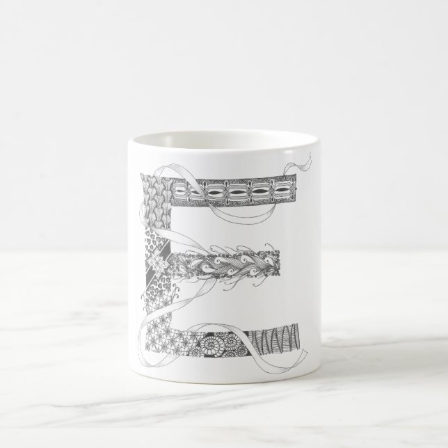 Mug - Zenletter "E" (Center)