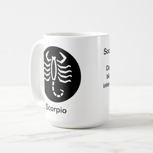 Mug - Zodiac Colour for Scorpio (Front Left)