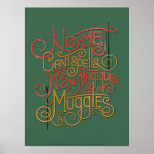MUGGLE™ Localised Translations Graphic Poster
