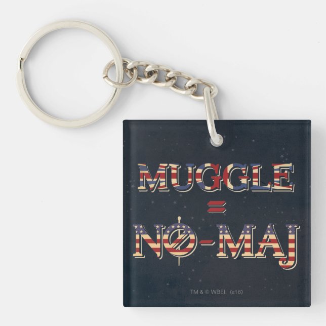 MUGGLE™ = NO-MAJ™ KEY RING (Front)