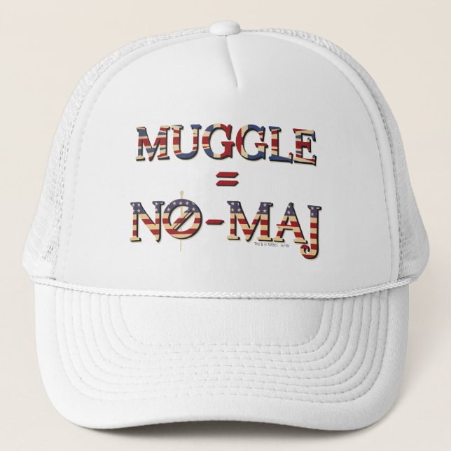 MUGGLE™ = NO-MAJ™ TRUCKER HAT (Front)