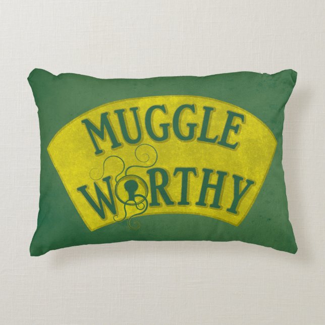 MUGGLE WORTHY™ DECORATIVE CUSHION (Front)