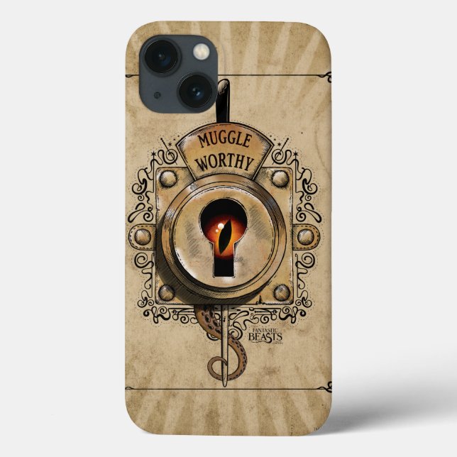MUGGLE WORTHY™ Lock Case-Mate iPhone Case (Back)