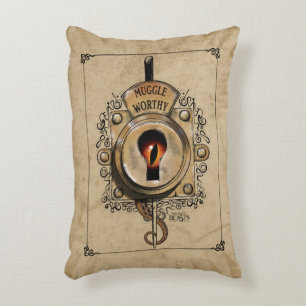 MUGGLE WORTHY™ Lock Decorative Cushion