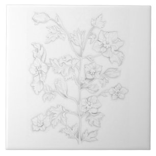Mughal Design on a Ceramic Tile