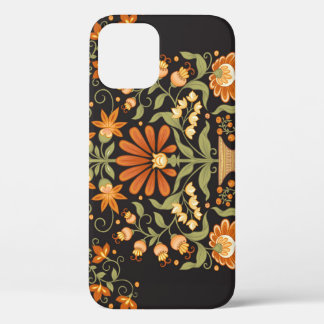Mughal Fantasy: Retro Floral Opulence iPhone 12 Case