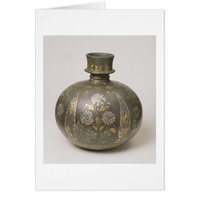 Mughal Flask (metalwork) (Front)