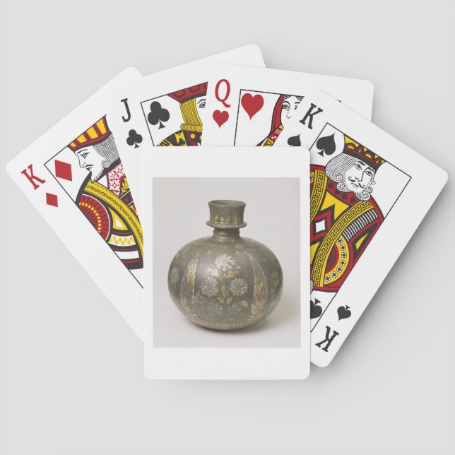 Mughal Flask (metalwork) Playing Cards (Back)