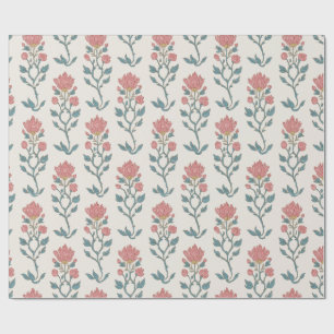 Mughal Floral Butta Wrapping Paper