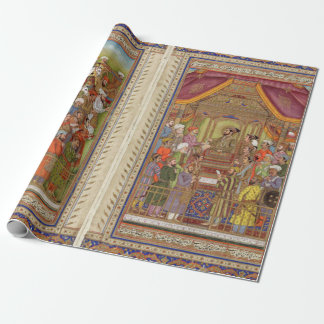 Mughal Indian India Islam Islamic Muslim Boho Art Wrapping Paper