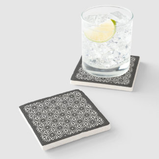 Mughal Jali Lattice Stone Coaster