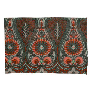 Mughal Traditional: Printing, Weaving Design. Pillowcase