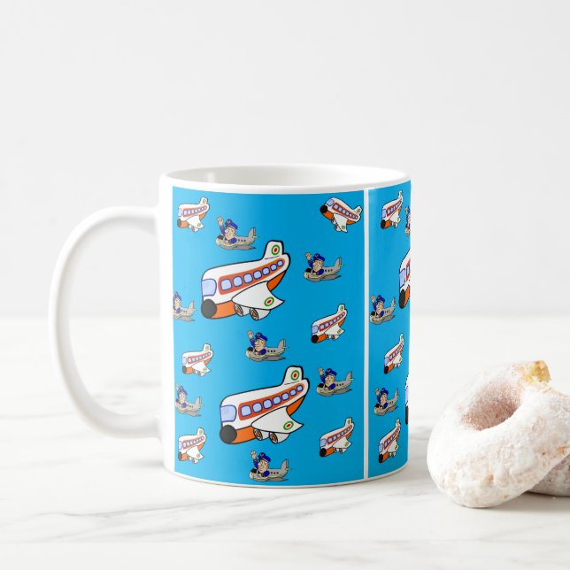 mugs aeroplanes (With Donut)
