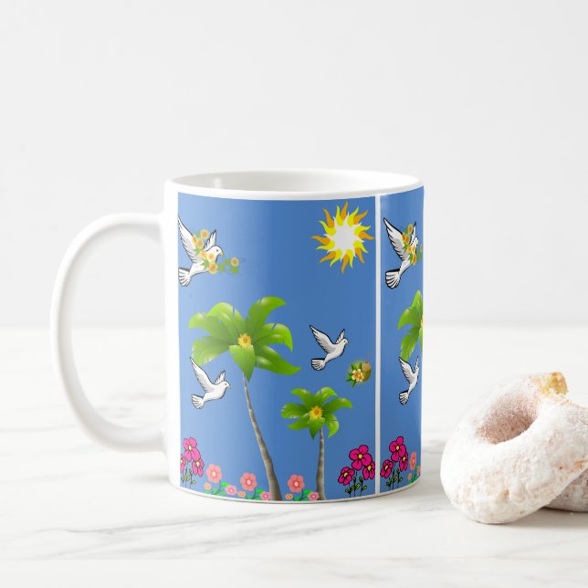 mugs birds (With Donut)