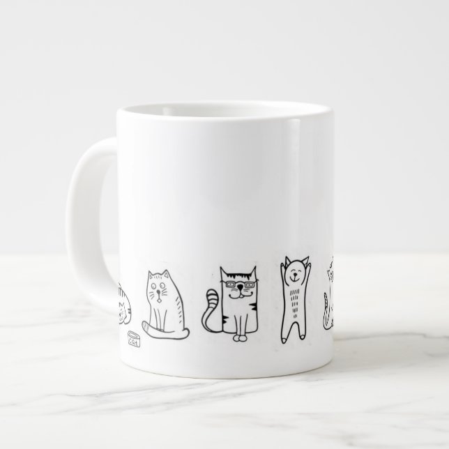 Mugs - Cool Kitty (Front Left)