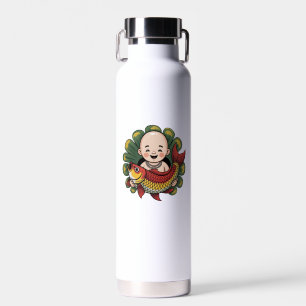Mugs & Cups   Chloe Baby – Cute Boy with Lucky Koi Water Bottle