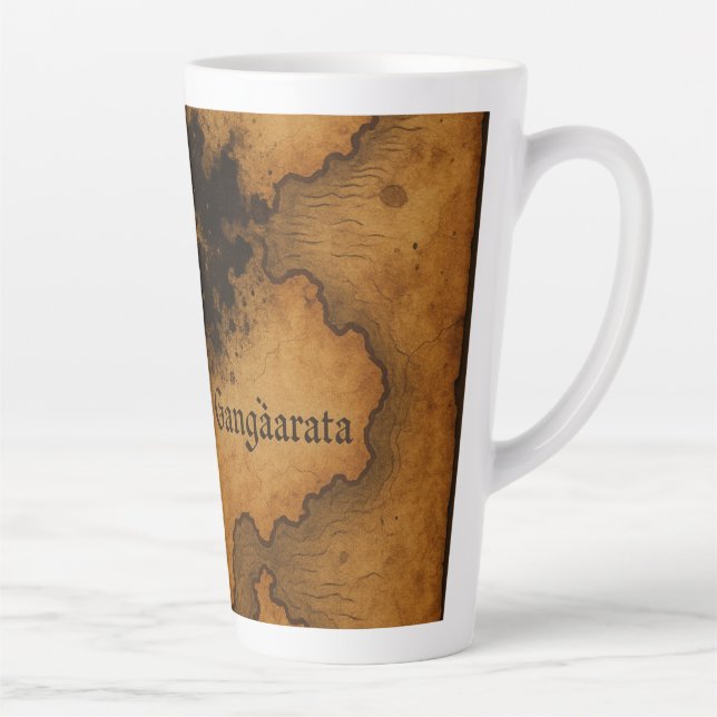 Mugs & Cups Fantasy Antique Map Design (Right)
