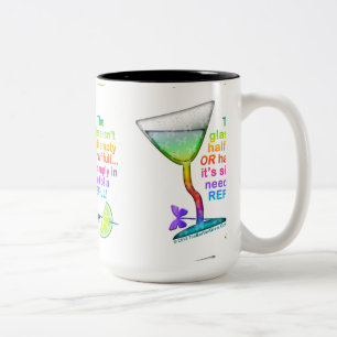 MUGS & CUPS - GLASS HALF FULL