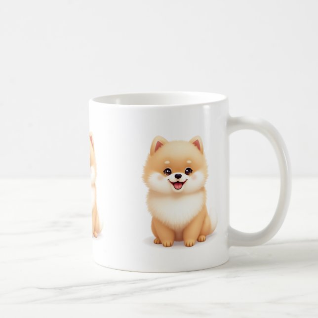Mugs & Cups (Pomeranian puppy) (Right)