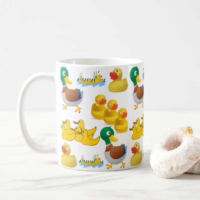 Mugs Ducks (With Donut)