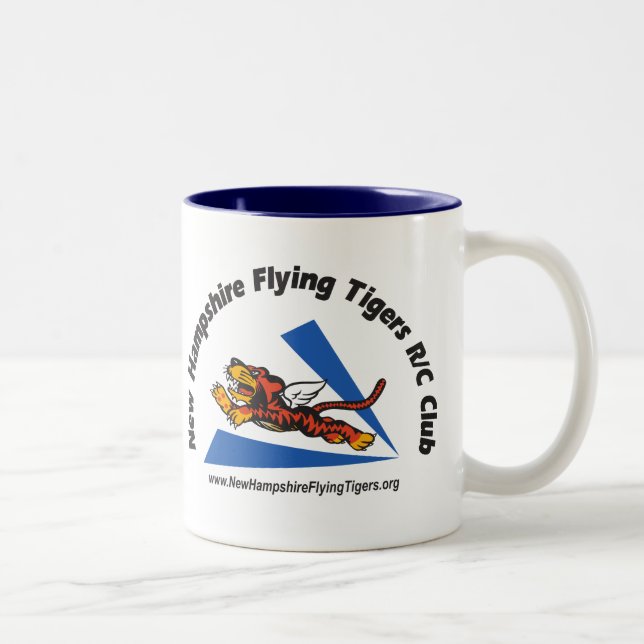 Mugs, glasses and steins w/NH Flying Tigers logo (Right)