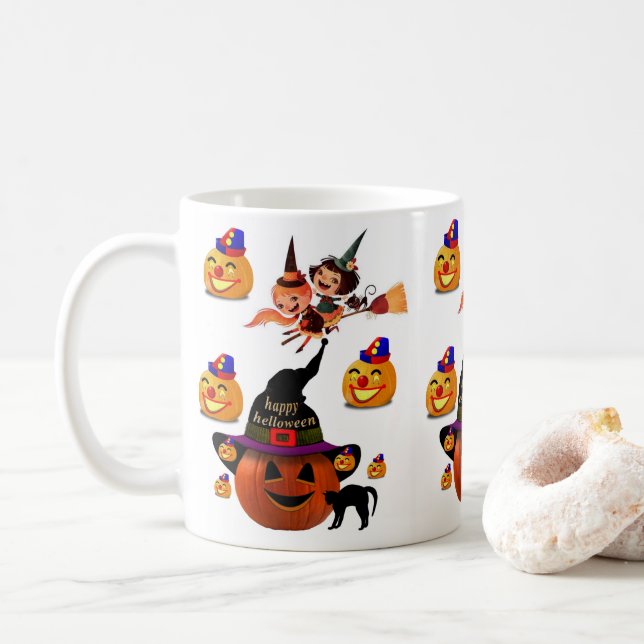 mugs halloween (With Donut)
