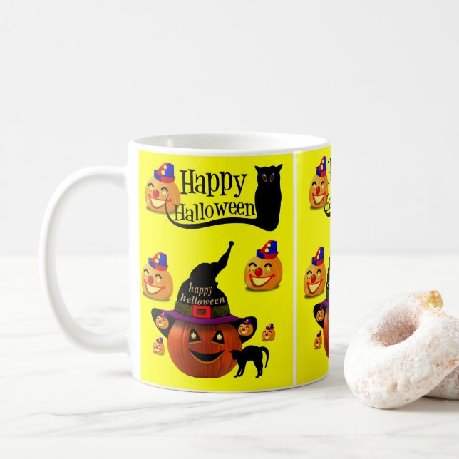 mugs halloween (With Donut)