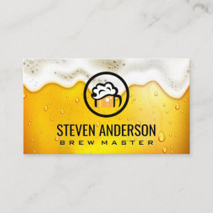 Mugs of Beer   Brewery   Beer Garden Business Card