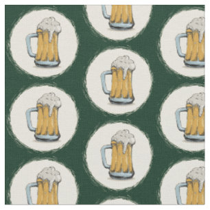 Mugs of Beer - St Patricks Day fabric