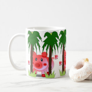 mugs pink pigs