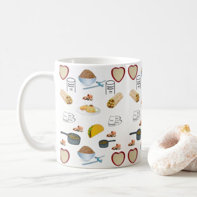 mugs rice beans (With Donut)