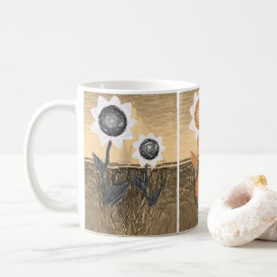 mugs sunflowers
