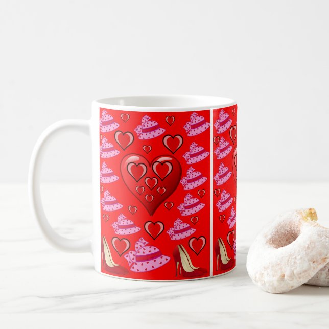 Mugs Valentines (With Donut)