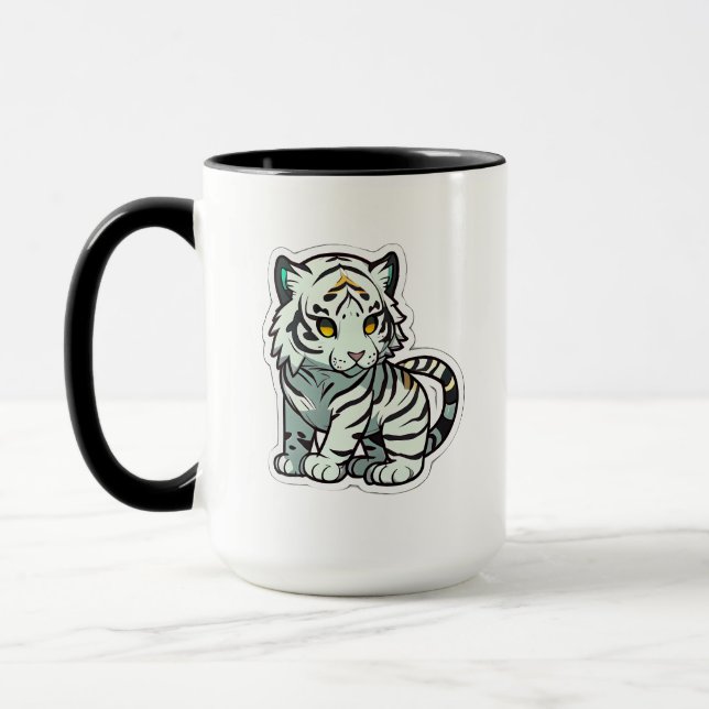 Mugs White Tiger (Left)