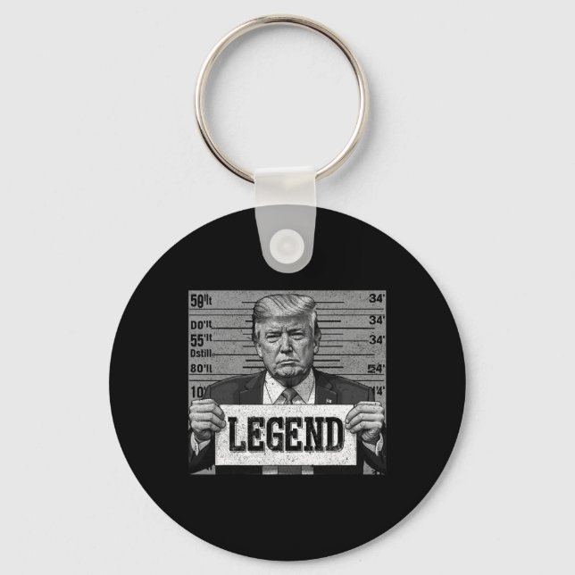 Mugshot Funny Trump 2024  Key Ring (Front)
