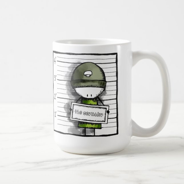 Mugshot: the scribbler coffee mug (Right)