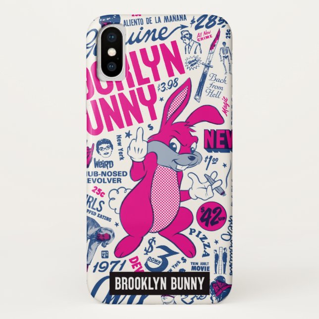 Mugsy Bunny by Brooklyn Bunny Case-Mate iPhone Case (Back)